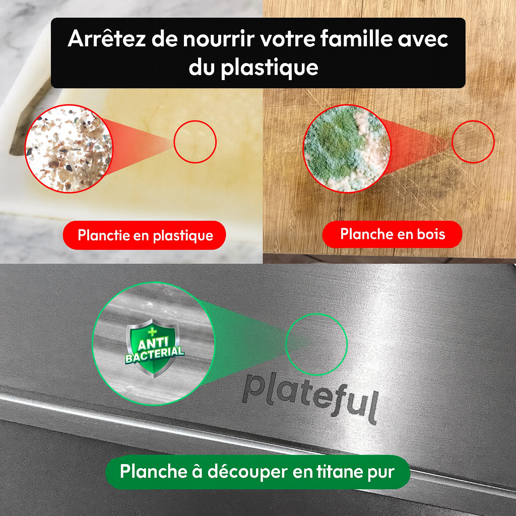 Planche en titane