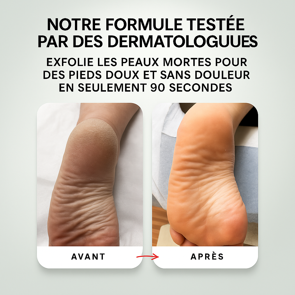 Spray instantané pour les pieds