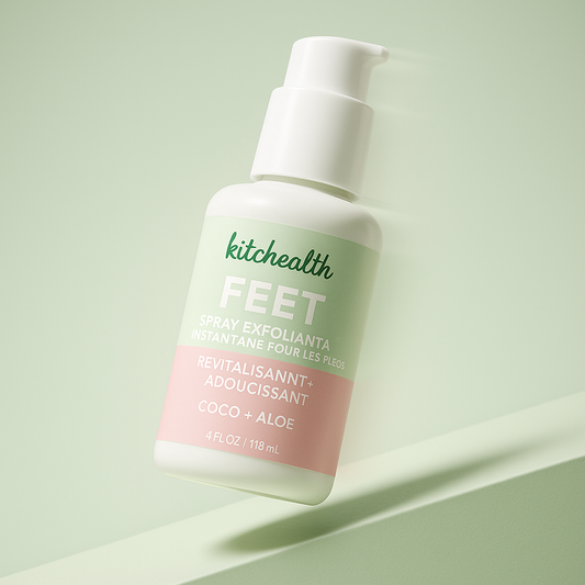 Spray instantané pour les pieds