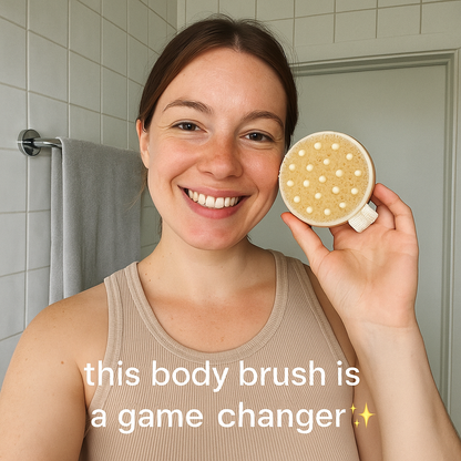 dry body brush: reveal your natural glow, instantly