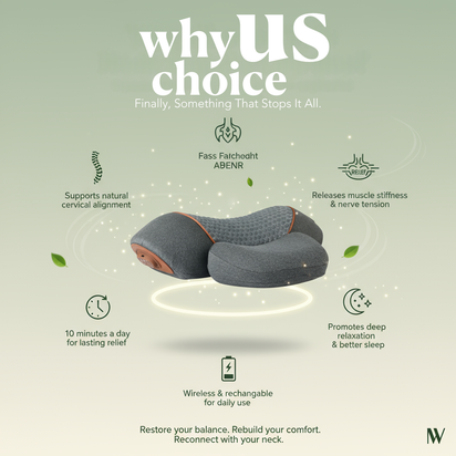 The 3-in-1 Neck Massager Pillow