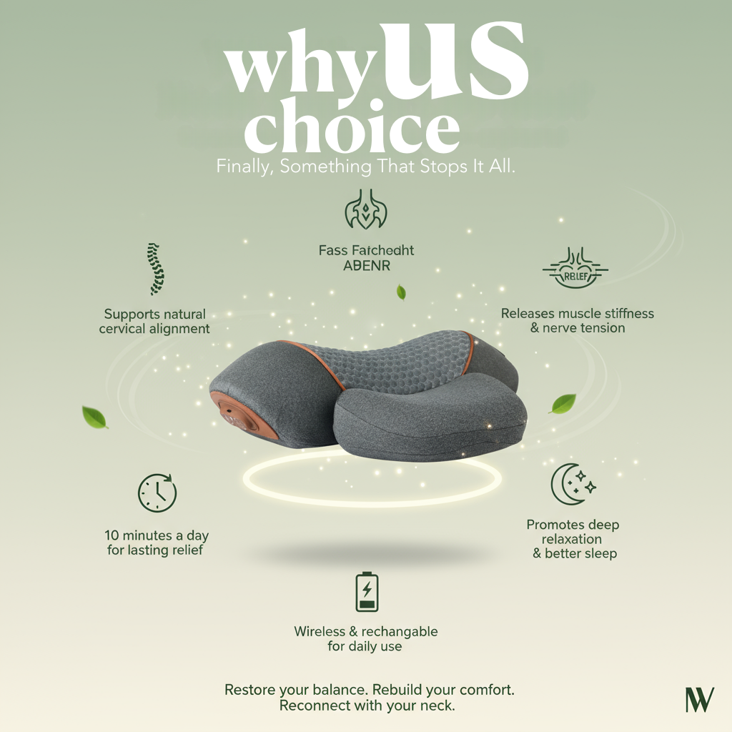 The 3-in-1 Neck Massager Pillow