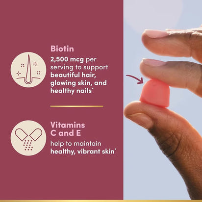 Hair Skin and Nails Gummies - Supports Healthy Hair