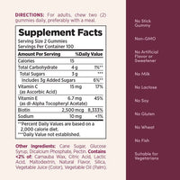 Hair Skin and Nails Gummies - Supports Healthy Hair