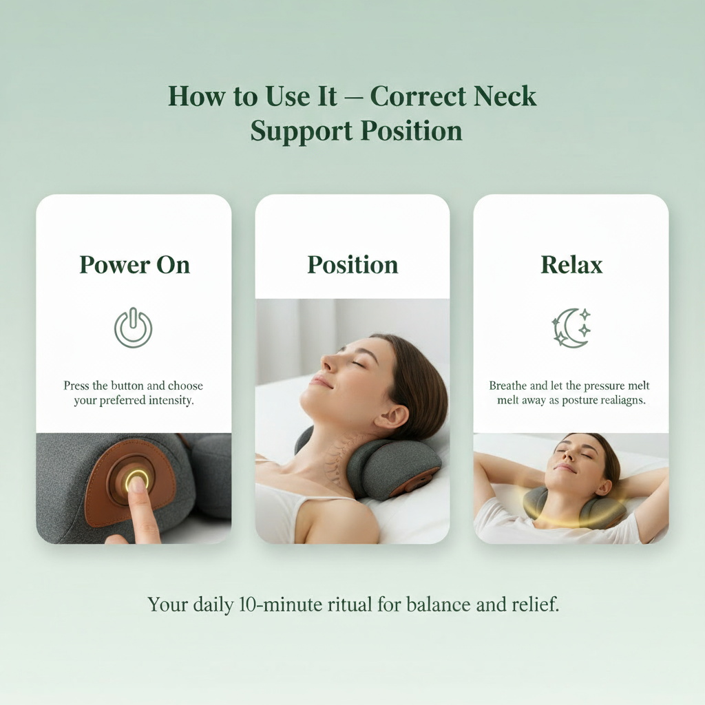 The 3-in-1 Neck Massager Pillow